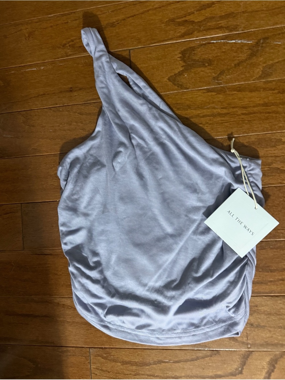NWT bought  from Revolve .. One-Shoulder  Top in  Lavender. Super soft and sexy